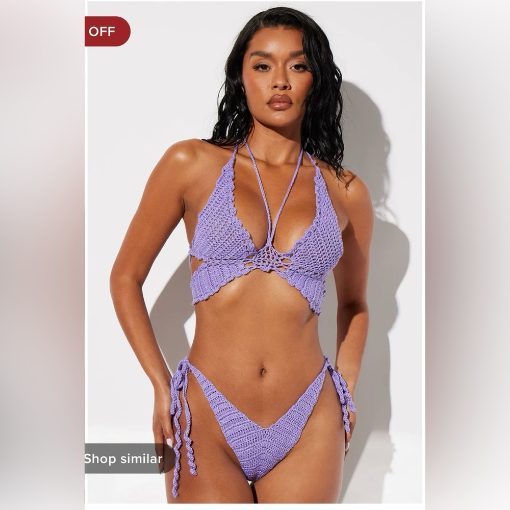 Mariposa 2 piece crochet bikini. New never worn